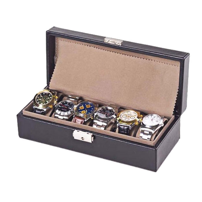 Clava Leather Tuscan Leather Watch Box + Locking Wayfair